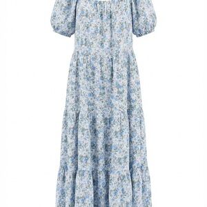 Tuckernuck Blue Floral Maxi Dress